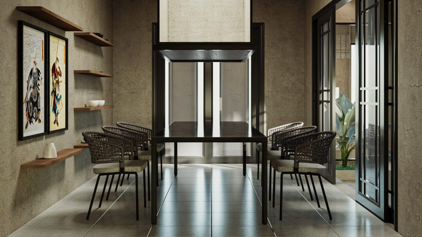  3D Interior Restaurant by Duy Le
