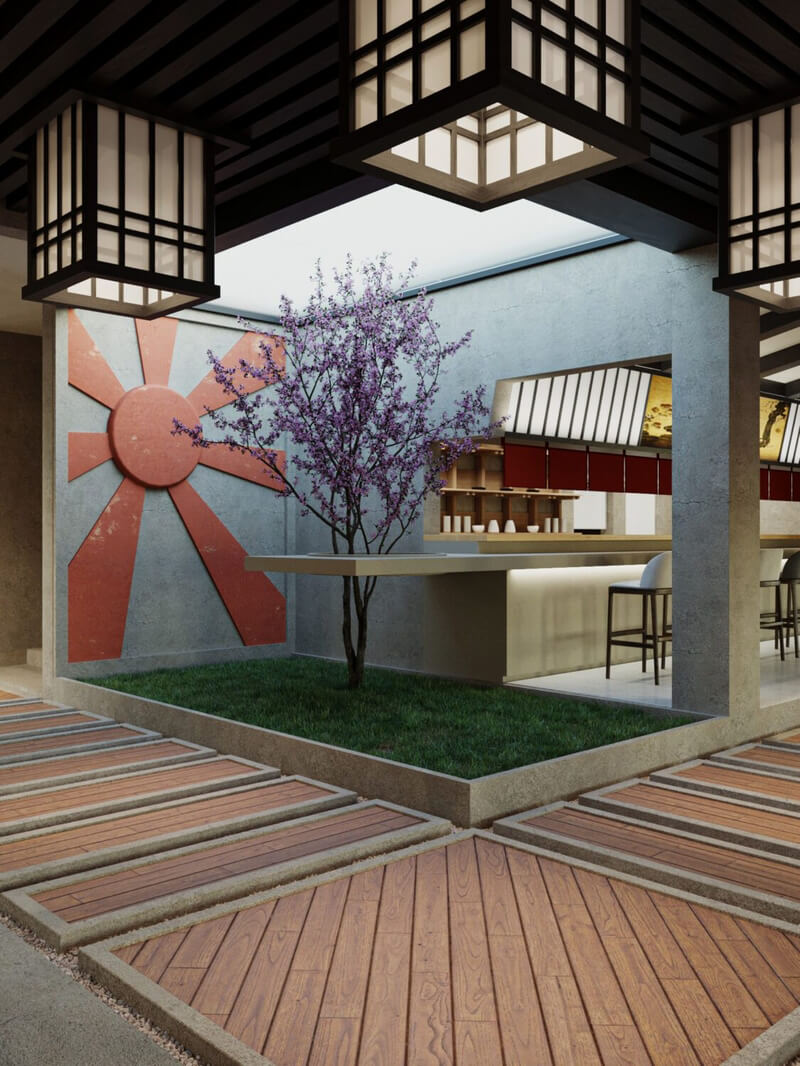  3D Interior Restaurant by Duy Le