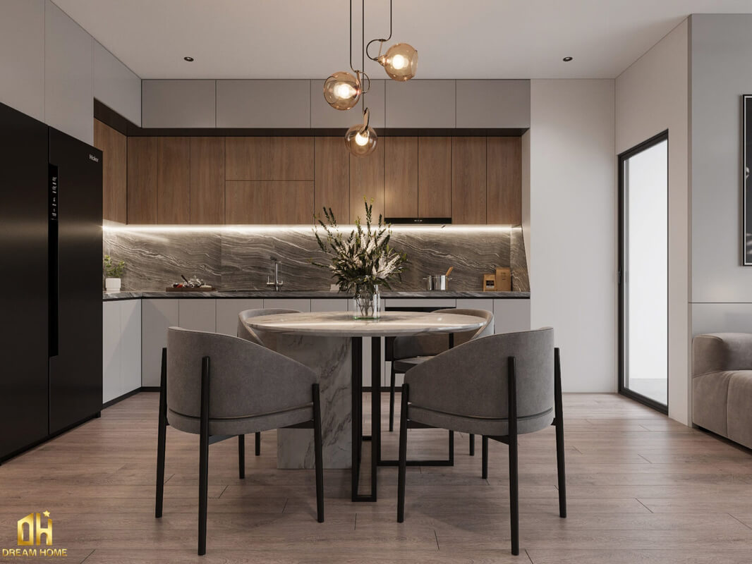  3D Interior Living Room- Kitchen Model by Phong Mai
