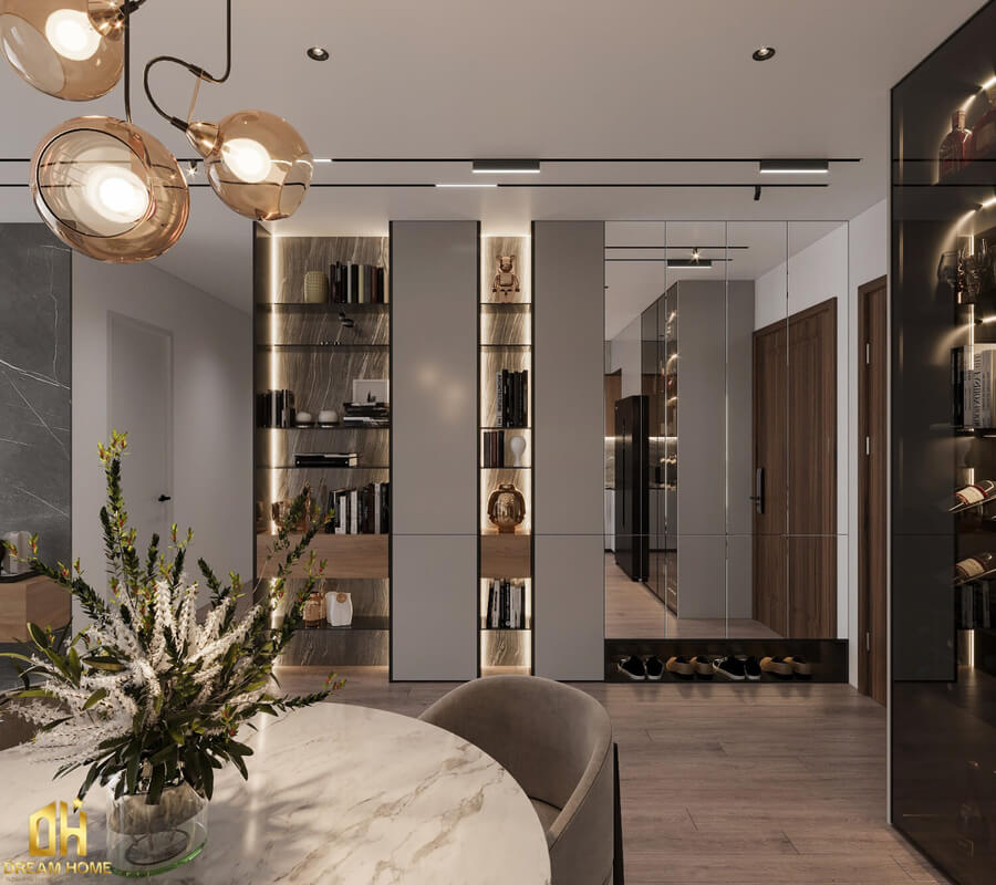  3D Interior Living Room- Kitchen Model by Phong Mai