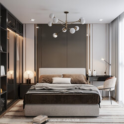 3D Interior Scenes File 3dsmax Model Bedroom 554 By Dinh Van Huan 