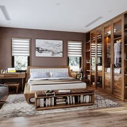 3D Interior Scenes File 3dsmax Model Bedroom 267 By NamSon 