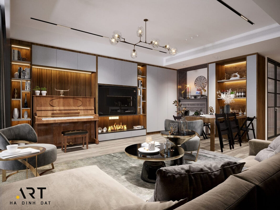  Apartment Interior Model By Ha Dinh Dat