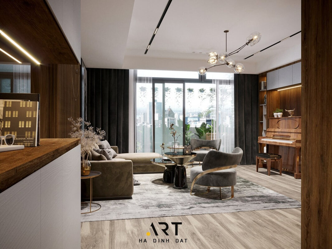  Apartment Interior Model By Ha Dinh Dat