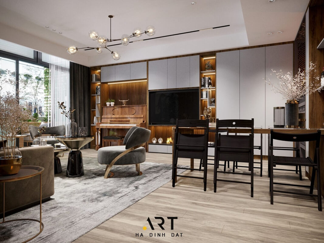  Apartment Interior Model By Ha Dinh Dat
