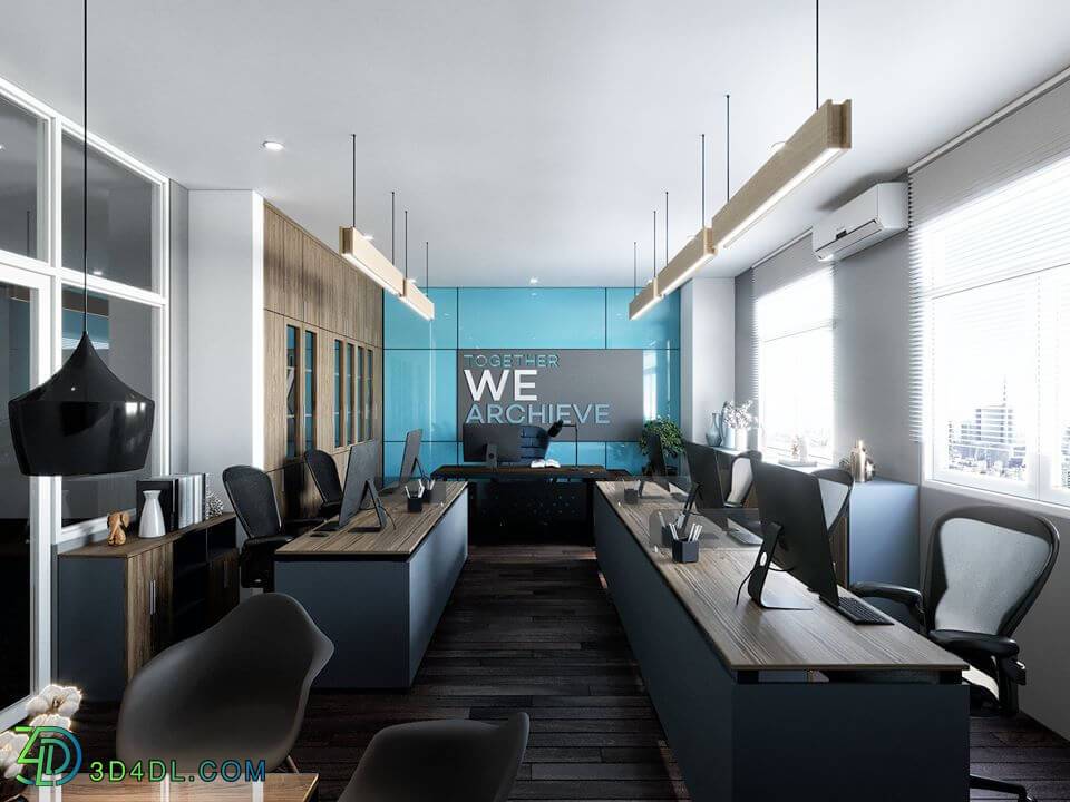 3d Interior Office Room 20 Scene File 3dsmax Model By Quy Ta