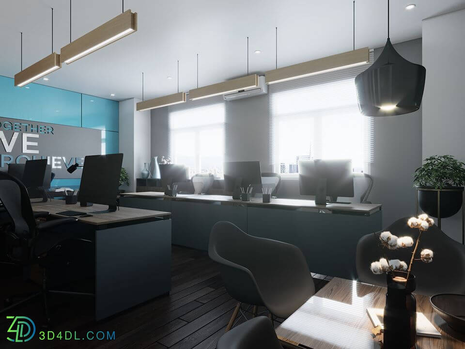 3d Interior Office Room 20 Scene File 3dsmax Model By Quy Ta