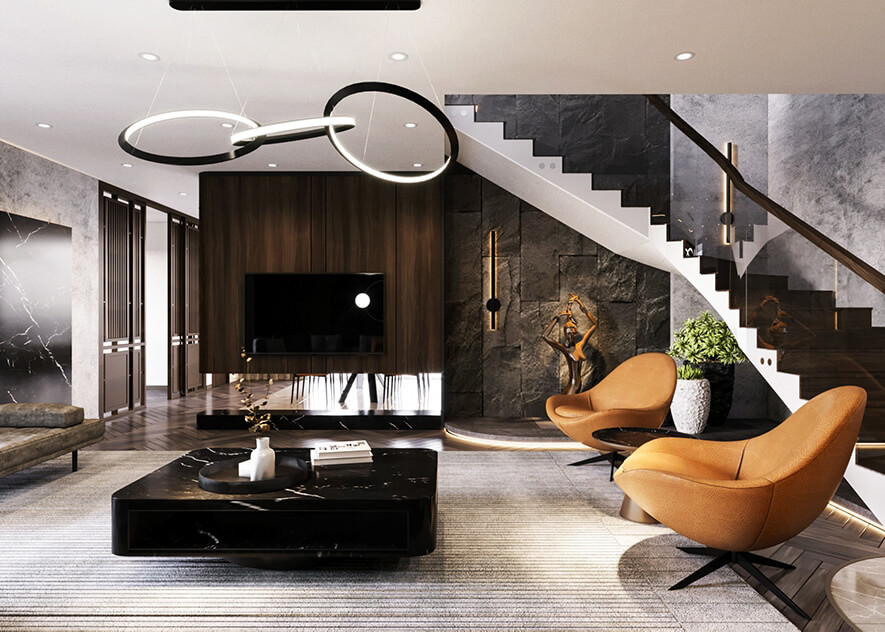  Interior Living Room- Kitchen by Ha My