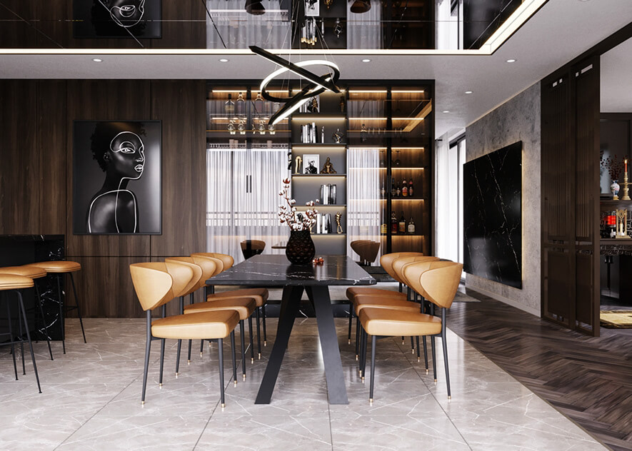  Interior Living Room- Kitchen by Ha My
