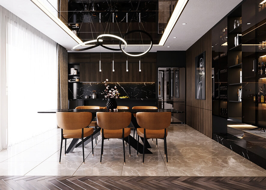  Interior Living Room- Kitchen by Ha My