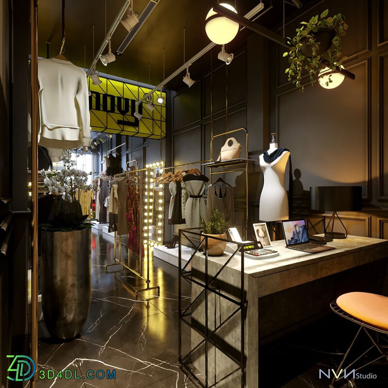 3D Fashion Shop 18 Model by HieuCung 