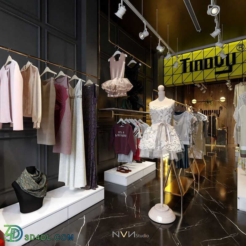 3D Fashion Shop 18 Model by HieuCung 