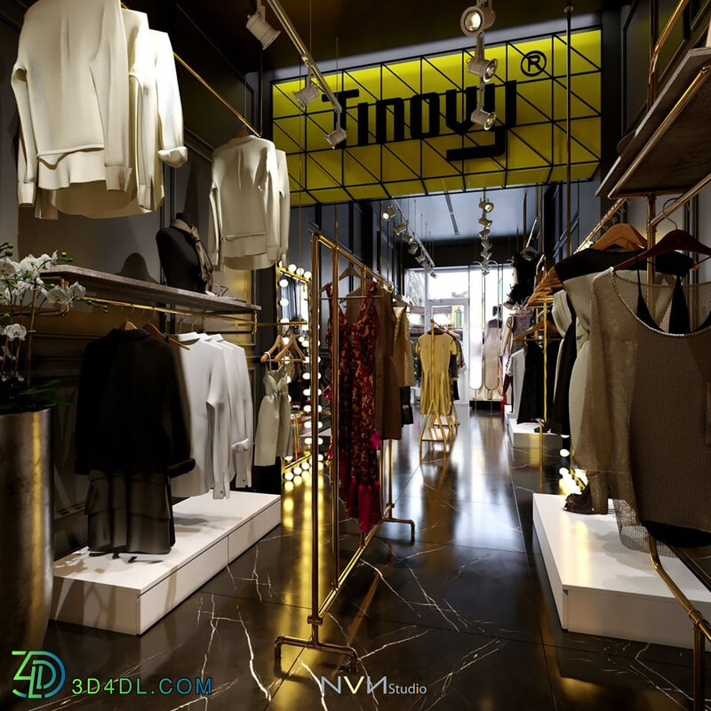 3D Fashion Shop 18 Model by HieuCung 