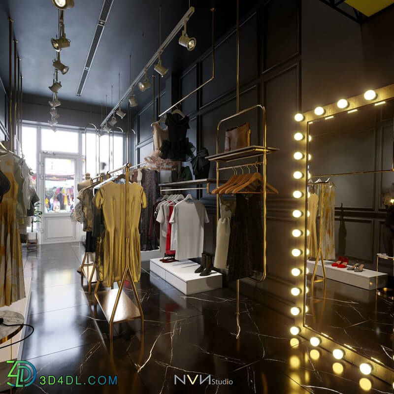 3D Fashion Shop 18 Model by HieuCung 