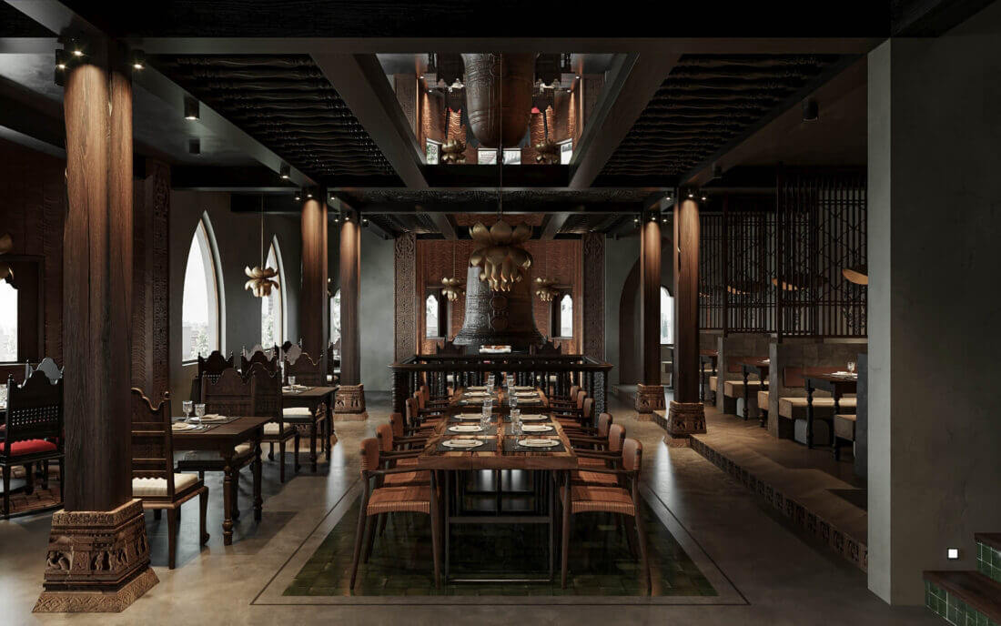 3D Model Interior Restaurant 79 Scenes File 3dsmax By Hoang Tung