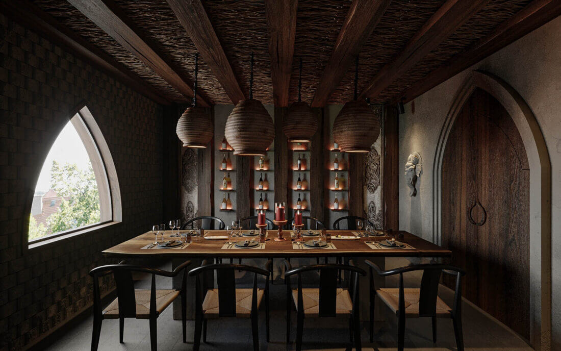 3D Model Interior Restaurant 79 Scenes File 3dsmax By Hoang Tung