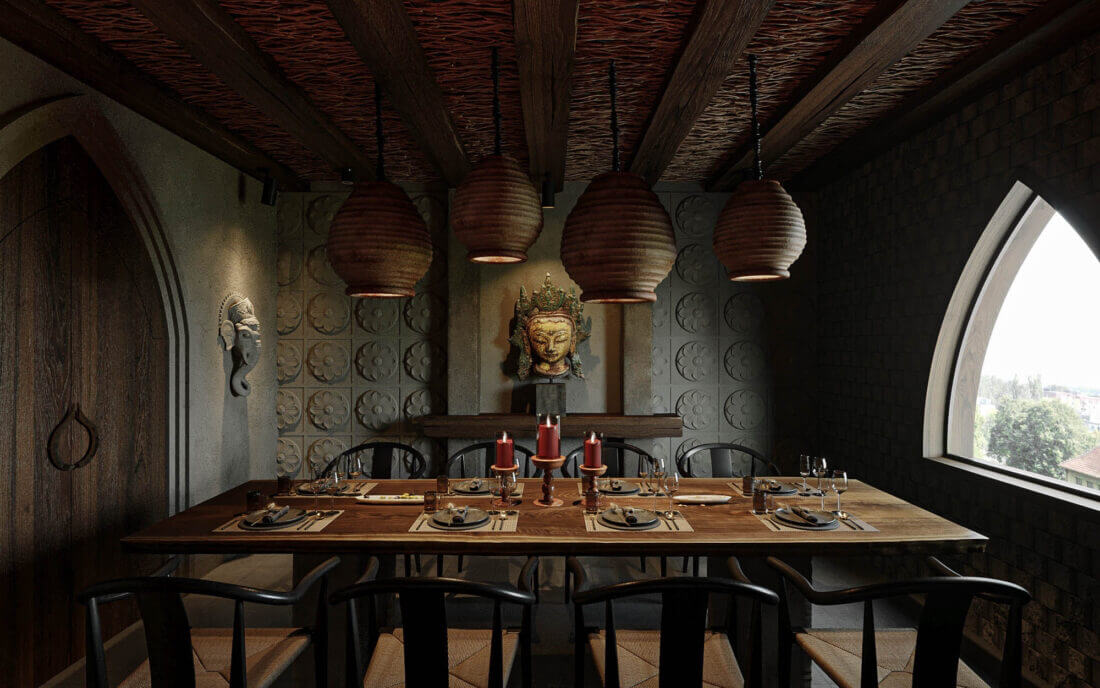 3D Model Interior Restaurant 79 Scenes File 3dsmax By Hoang Tung