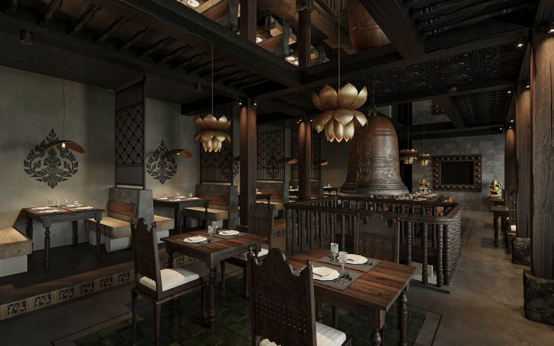 3D Model Interior Restaurant 79 Scenes File 3dsmax By Hoang Tung