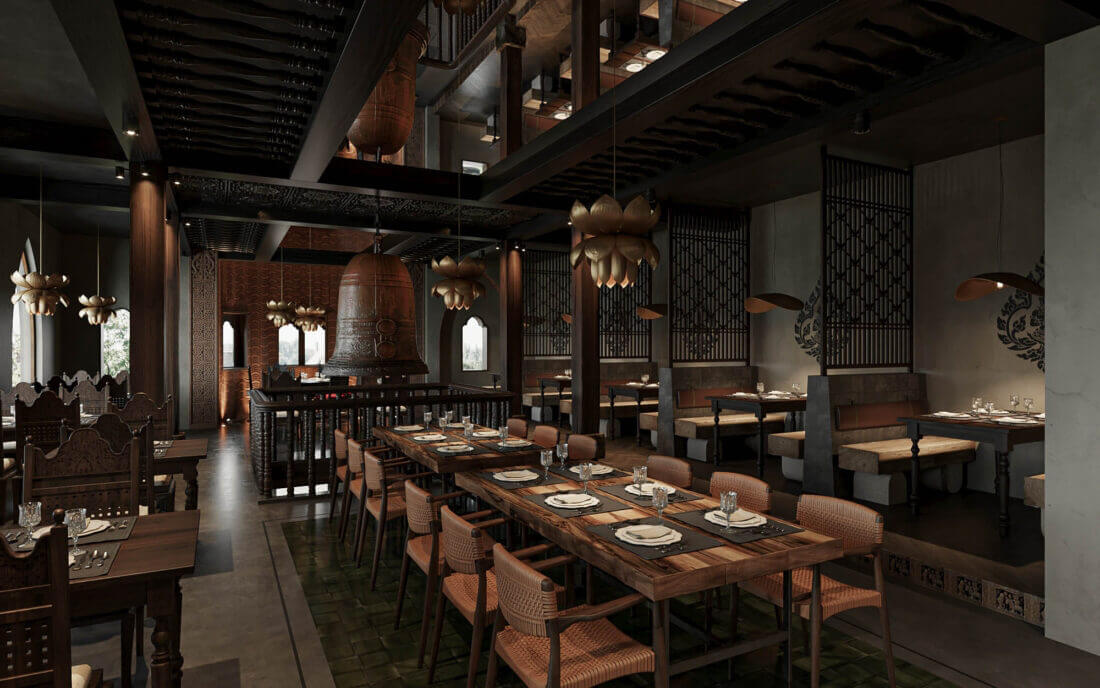 3D Model Interior Restaurant 79 Scenes File 3dsmax By Hoang Tung