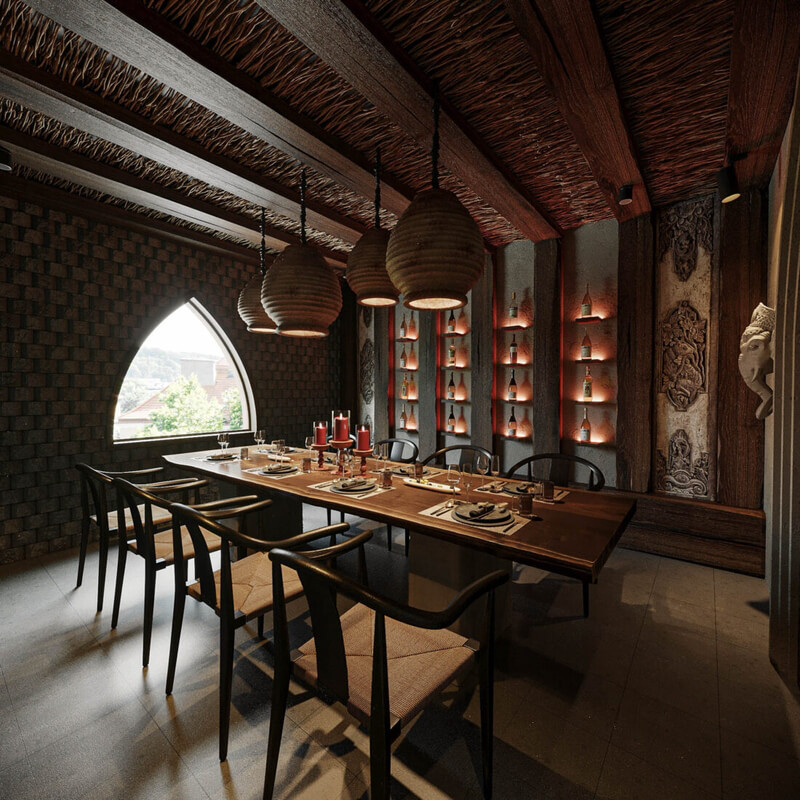 3D Model Interior Restaurant 79 Scenes File 3dsmax By Hoang Tung