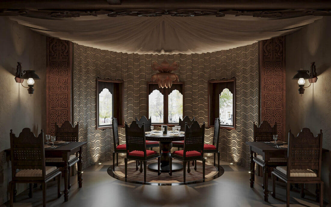 3D Model Interior Restaurant 79 Scenes File 3dsmax By Hoang Tung