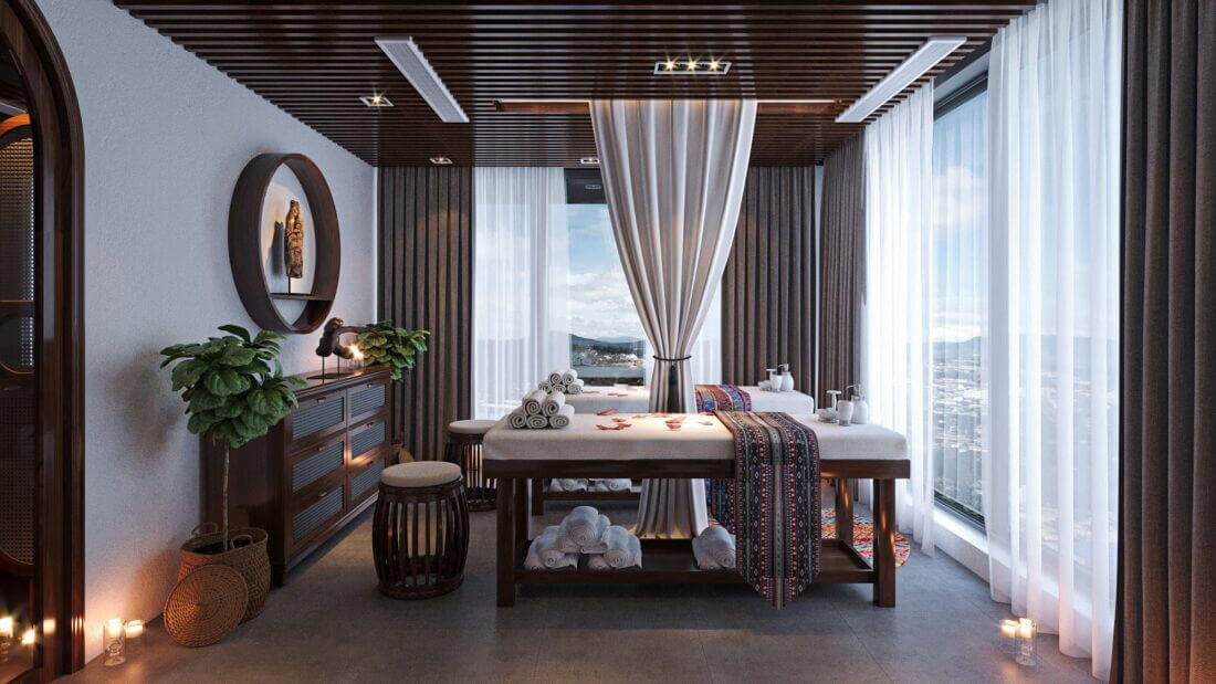 3D Model Interior Spa Massage 6 Scene File 3dsmax By LoiDoHuu