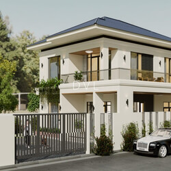  Villa Exterior Model by Vu Long 
