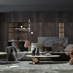 3D Interior Scene File 3dsmax Model Livingroom 455 By Huy Hieu Lee 