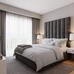 3D Interior Scenes File 3dsmax Model Bedroom 350 By NhatHung 
