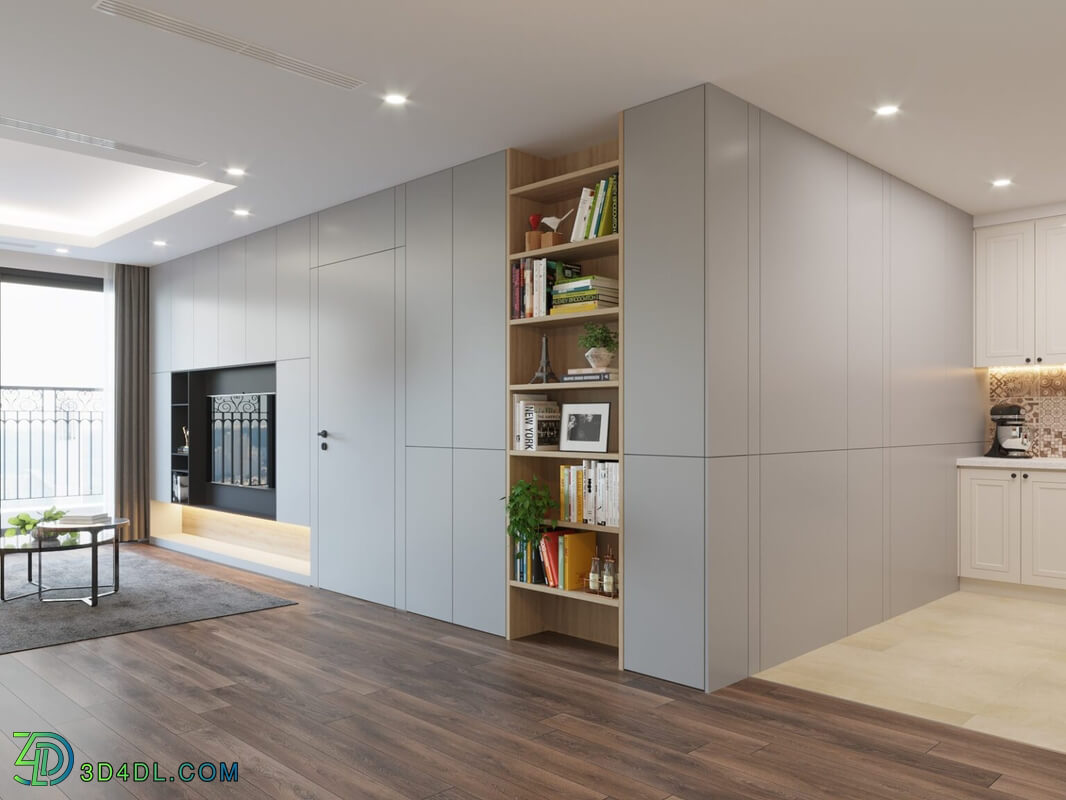 3D Interior Apartment 155 Scene File 3dsmax By NguyenHuyCuong