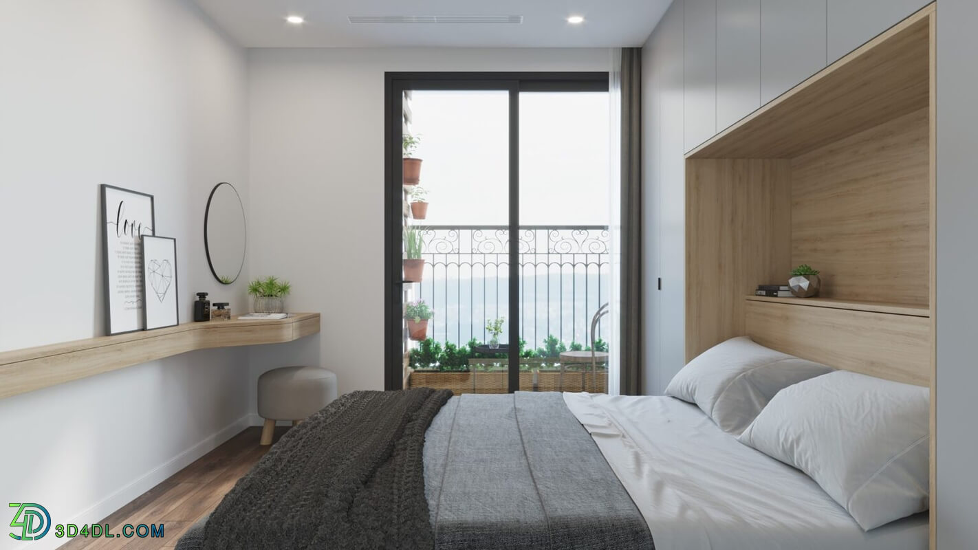 3D Interior Apartment 155 Scene File 3dsmax By NguyenHuyCuong