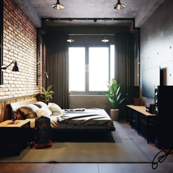 3D Interior Scenes File 3dsmax Model Bedroom 460 By VietHoang 