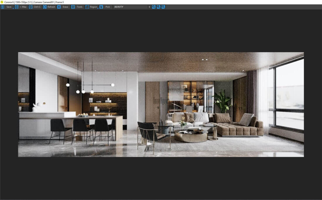 3D Interior Scene File 3dsmax Model Livingroom 547 By Doan Nguyen