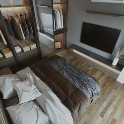 3D Interior Scenes File 3dsmax Model Bedroom 307 By Nguyen Tuan 