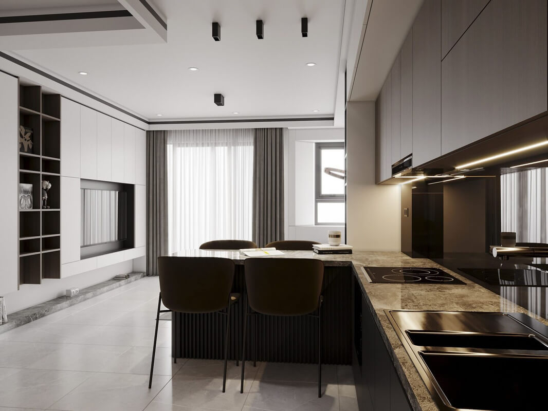  Apartment Interior Model By Bui Khong Bay