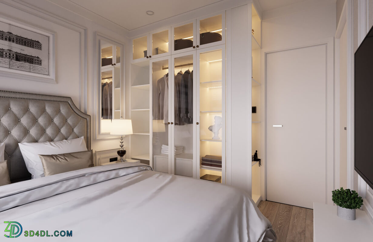 3D Interior Scenes File 3dsmax Model Bedroom 418 By Tuan An