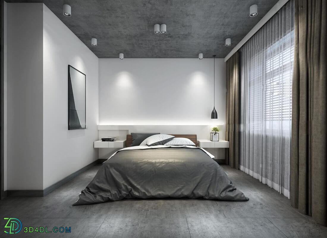 3D Interior Apartment 174 Scene File 3dsmax By Kha Vi