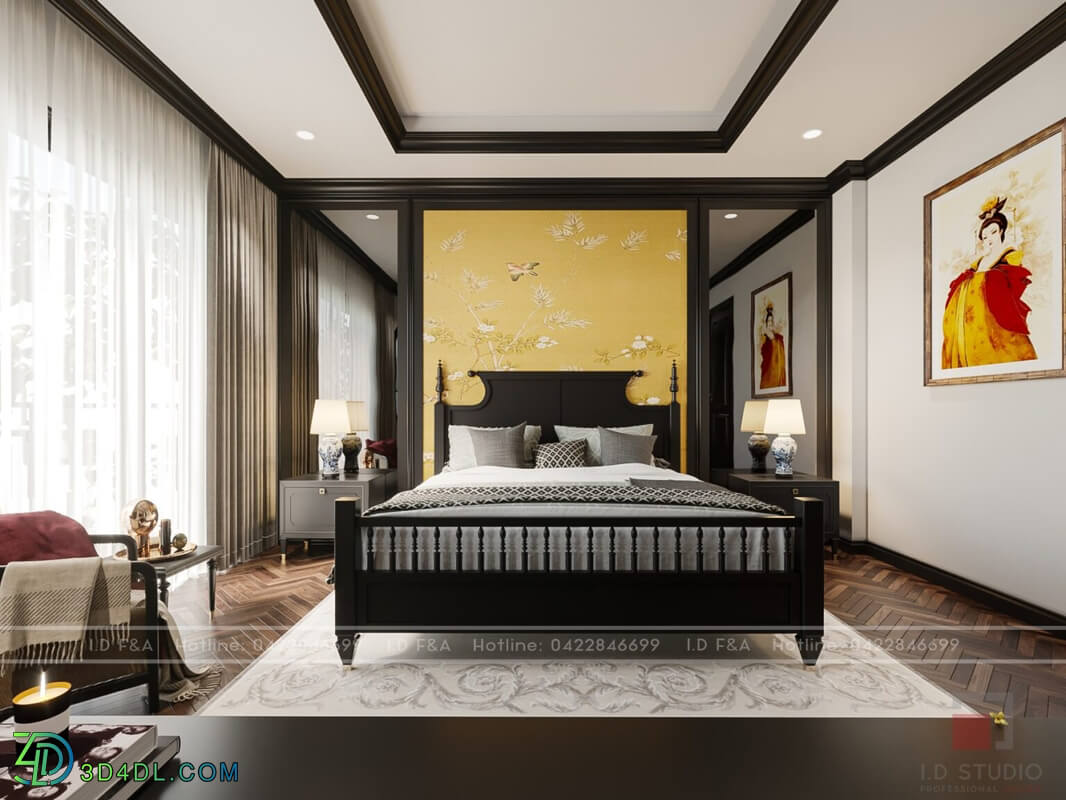 3D Interior Scenes File 3dsmax Model Bedroom 344 By NguyenCongDuy