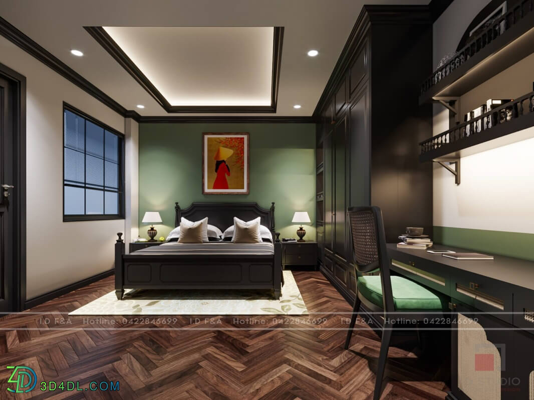 3D Interior Scenes File 3dsmax Model Bedroom 344 By NguyenCongDuy