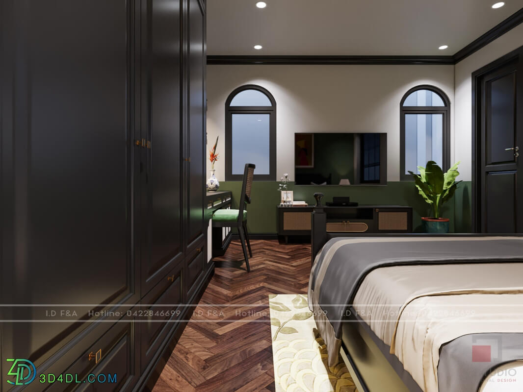 3D Interior Scenes File 3dsmax Model Bedroom 344 By NguyenCongDuy