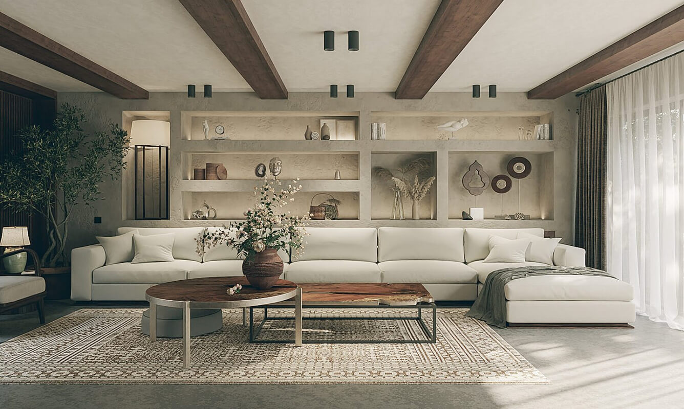  Living Room Interior by Nguyen The Dinh