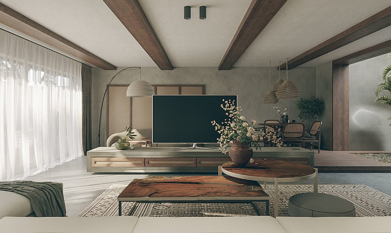  Living Room Interior by Nguyen The Dinh