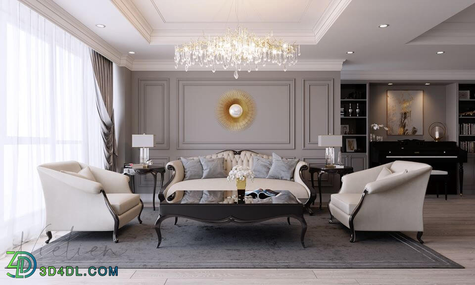 3D Interior Scene File 3dsmax Model Livingroom 370 By Mask Decor