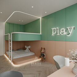  Children Room Interior Model by Phuong Viet 