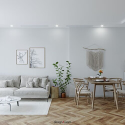 3D Interior Scene File 3dsmax Model Livingroom 374 By DungPham 