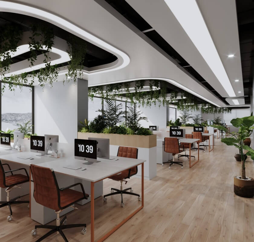  Office Interior Model by Huy Dam