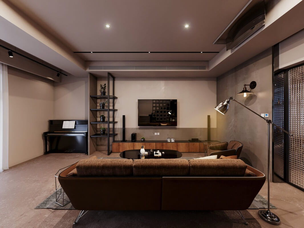  Living Room - Kitchen Interior Model by Viet Hoang