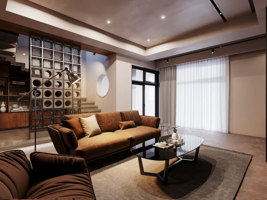  Living Room - Kitchen Interior Model by Viet Hoang