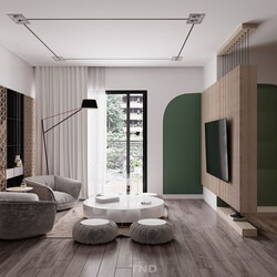 3D Interior Apartment 51 Scene File 3dsmax By TuongNguyenDuy  