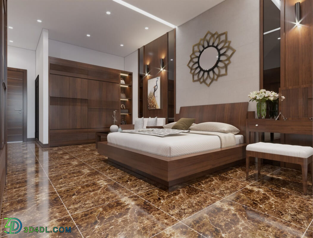 3D Interior Scenes File 3dsmax Model Bedroom 339 By Do Gia Son